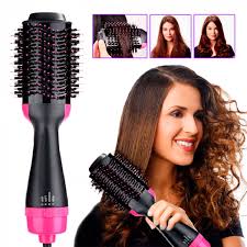 2-in-1 Hot Air Hair Brush for Women – Hair Dryer & Volumizing Styling Brush for Smooth, Shiny Hair