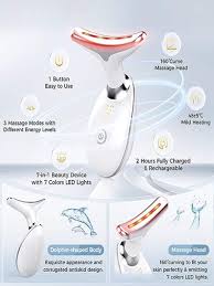 Neck & Face Beauty EMS Facial Lifting Device for Skin Tightening, Massage & Daily Skincare